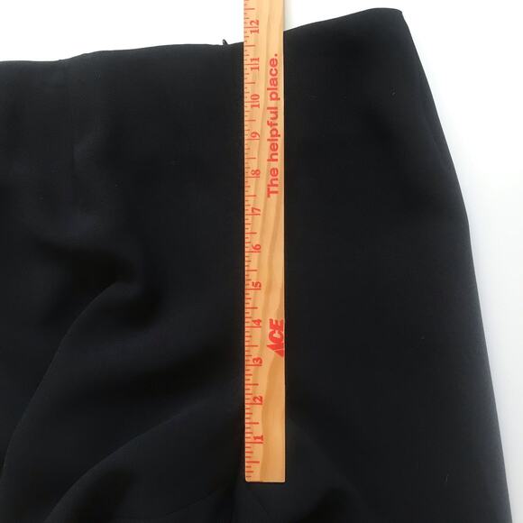 Talbots Heritage Side Zip Straight Wide Leg Dress Pants Size 18 Petite Black NWT - Picture 6 of 11